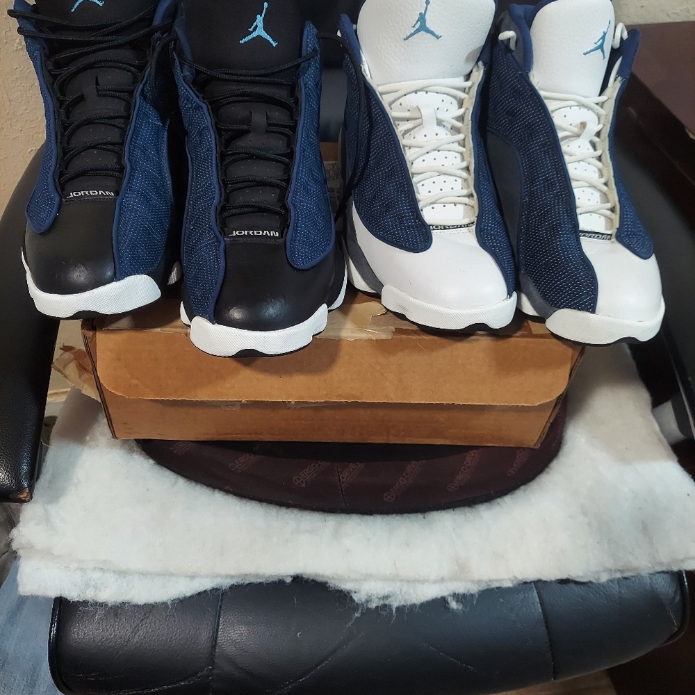 2 pairs Air Jordan 13 / 13s  " Flint " size 11